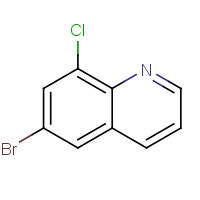 16567-13-8 6-bromo-8-chloroquinoline chemical structure