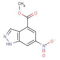 885518-55-8 methyl 6-nitro-1H-indazole-4-carboxylate chemical structure