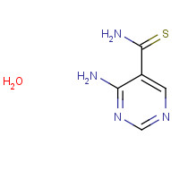 256525-68-5 4-aminopyrimidine-5-carbothioamide;hydrate chemical structure