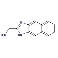 435342-02-2 1H-benzo[f]benzimidazol-2-ylmethanamine chemical structure