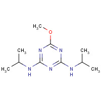 1610-18-0 6-methoxy-2-N,4-N-di(propan-2-yl)-1,3,5-triazine-2,4-diamine chemical structure