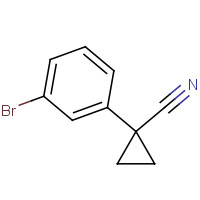 124276-83-1 1-(3-bromophenyl)cyclopropane-1-carbonitrile chemical structure