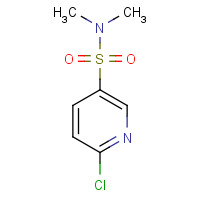 52480-31-6 6-chloro-N,N-dimethylpyridine-3-sulfonamide chemical structure