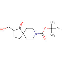 849203-35-6 tert-butyl 3-(hydroxymethyl)-4-oxo-8-azaspiro[4.5]decane-8-carboxylate chemical structure