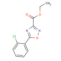 37384-66-0 ethyl 5-(2-chlorophenyl)-1,2,4-oxadiazole-3-carboxylate chemical structure