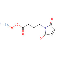 106873-92-1 4-(2,5-dioxopyrrol-1-yl)butanoylperoxytin chemical structure