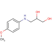 121082-77-7 3-(4-methoxyanilino)propane-1,2-diol chemical structure