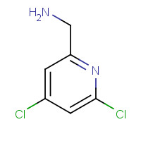 1060815-16-8 (4,6-dichloropyridin-2-yl)methanamine chemical structure