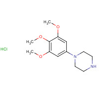 38869-07-7 1-(3,4,5-trimethoxyphenyl)piperazine;hydrochloride chemical structure