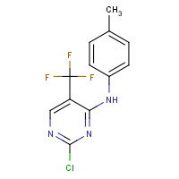 847862-98-0 2-chloro-N-(4-methylphenyl)-5-(trifluoromethyl)pyrimidin-4-amine chemical structure