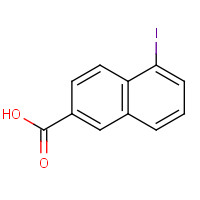 99866-71-4 5-iodonaphthalene-2-carboxylic acid chemical structure