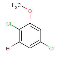174913-17-8 1-bromo-2,5-dichloro-3-methoxybenzene chemical structure