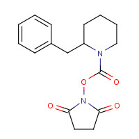 1460028-07-2 (2,5-dioxopyrrolidin-1-yl) 2-benzylpiperidine-1-carboxylate chemical structure