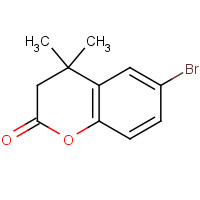 164012-31-1 6-bromo-4,4-dimethyl-3H-chromen-2-one chemical structure