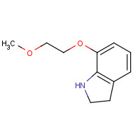 949158-18-3 7-(2-methoxyethoxy)-2,3-dihydro-1H-indole chemical structure