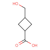 1015856-00-4 3-(hydroxymethyl)cyclobutane-1-carboxylic acid chemical structure
