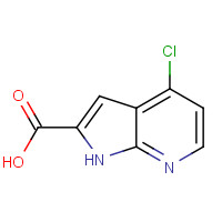1211583-37-7 4-chloro-1H-pyrrolo[2,3-b]pyridine-2-carboxylic acid chemical structure