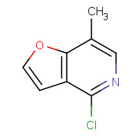 117612-64-3 4-chloro-7-methylfuro[3,2-c]pyridine chemical structure