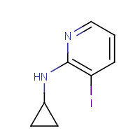 214074-22-3 N-cyclopropyl-3-iodopyridin-2-amine chemical structure