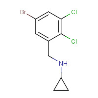 1194490-06-6 N-[(5-bromo-2,3-dichlorophenyl)methyl]cyclopropanamine chemical structure