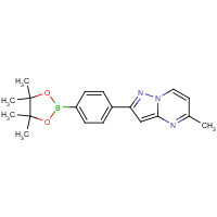 942589-64-2 5-methyl-2-[4-(4,4,5,5-tetramethyl-1,3,2-dioxaborolan-2-yl)phenyl]pyrazolo[1,5-a]pyrimidine chemical structure