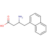 465498-55-9 3-amino-4-naphthalen-1-ylbutanoic acid chemical structure