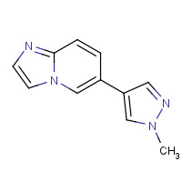 1205744-42-8 6-(1-methylpyrazol-4-yl)imidazo[1,2-a]pyridine chemical structure