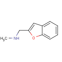 74377-46-1 1-(1-benzofuran-2-yl)-N-methylmethanamine chemical structure