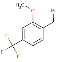 886500-59-0 1-(bromomethyl)-2-methoxy-4-(trifluoromethyl)benzene chemical structure