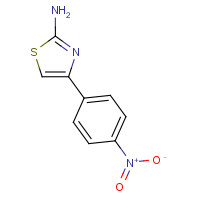 2104-09-8 4-(4-nitrophenyl)-1,3-thiazol-2-amine chemical structure