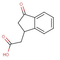 25173-12-0 2-(3-oxo-1,2-dihydroinden-1-yl)acetic acid chemical structure