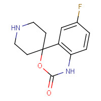 92926-32-4 6-fluorospiro[1H-3,1-benzoxazine-4,4'-piperidine]-2-one chemical structure