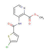 929214-63-1 methyl 3-[(5-chlorothiophene-2-carbonyl)amino]pyridine-2-carboxylate chemical structure