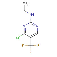 1374829-47-6 4-chloro-N-ethyl-5-(trifluoromethyl)pyrimidin-2-amine chemical structure