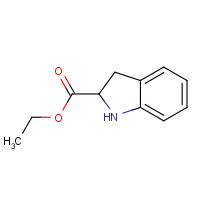 50501-07-0 ethyl 2,3-dihydro-1H-indole-2-carboxylate chemical structure