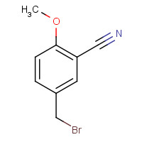 320407-91-8 5-(bromomethyl)-2-methoxybenzonitrile chemical structure