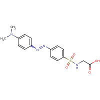 89131-05-5 2-[[4-[[4-(dimethylamino)phenyl]diazenyl]phenyl]sulfonylamino]acetic acid chemical structure