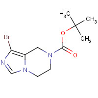 1188265-64-6 tert-butyl 1-bromo-6,8-dihydro-5H-imidazo[1,5-a]pyrazine-7-carboxylate chemical structure