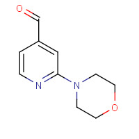 864068-87-1 2-morpholin-4-ylpyridine-4-carbaldehyde chemical structure