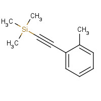 3989-15-9 trimethyl-[2-(2-methylphenyl)ethynyl]silane chemical structure