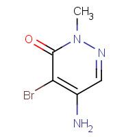 65269-63-8 5-amino-4-bromo-2-methylpyridazin-3-one chemical structure