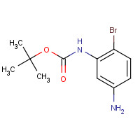 885270-68-8 tert-butyl N-(5-amino-2-bromophenyl)carbamate chemical structure