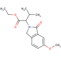 1448190-08-6 ethyl 2-(5-methoxy-3-oxo-1H-isoindol-2-yl)-3-methylbutanoate chemical structure