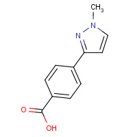 915707-39-0 4-(1-methylpyrazol-3-yl)benzoic acid chemical structure