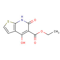 99429-68-2 ethyl 4-hydroxy-6-oxo-7H-thieno[2,3-b]pyridine-5-carboxylate chemical structure