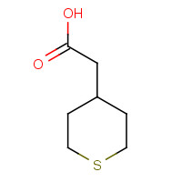 137103-09-4 2-(thian-4-yl)acetic acid chemical structure