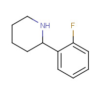 383128-41-4 2-(2-fluorophenyl)piperidine chemical structure
