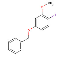 1393469-35-6 1-iodo-2-methoxy-4-phenylmethoxybenzene chemical structure