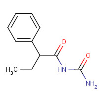 90-49-3 N-carbamoyl-2-phenylbutanamide chemical structure