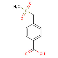 199535-00-7 4-(methylsulfonylmethyl)benzoic acid chemical structure
